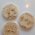 Sous-verres - 4€ /pièce ou 3 pour 10€